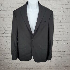 Reaction Kenneth Cole Techni-Cole Black Stretch 2 Button Vented Blazer Size 38R